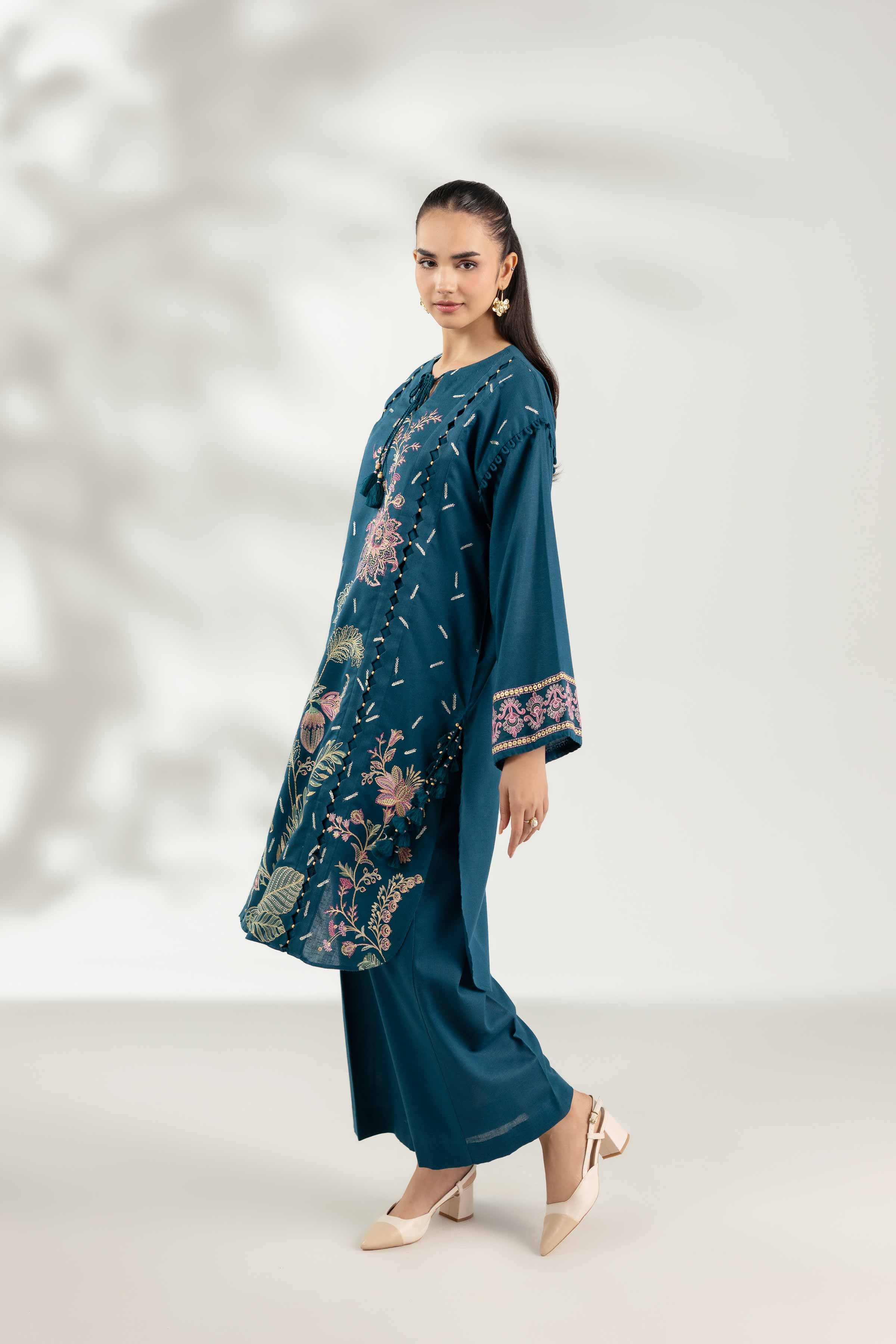 2 Piece - Embroidered Suit - 42502807 for Women - Unstitched Collection | Nishat | Shop Online