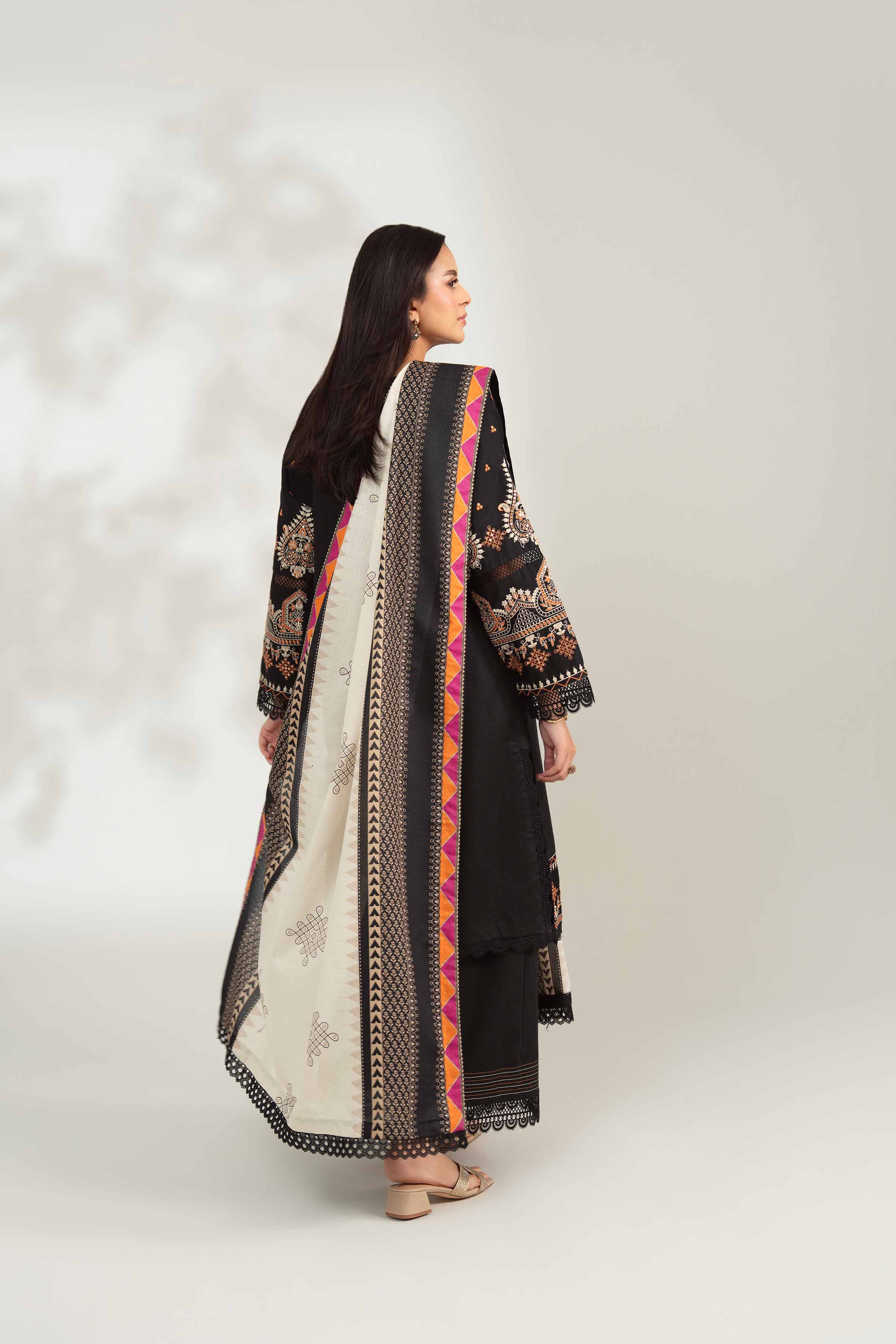 3 Piece - Printed Embroidered Suit - 42502958 for Women - Unstitched Collection | Nishat | Shop Online