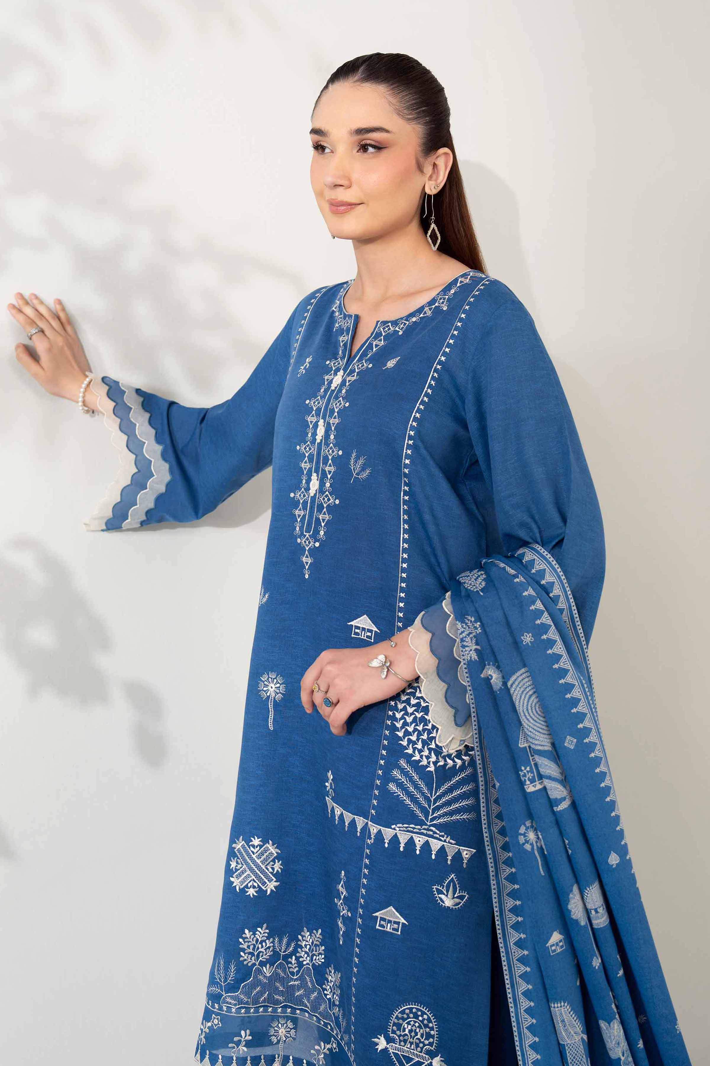 3 Piece - Printed Embroidered Suit - 42502962 for Women - Unstitched Collection | Nishat | Shop Online