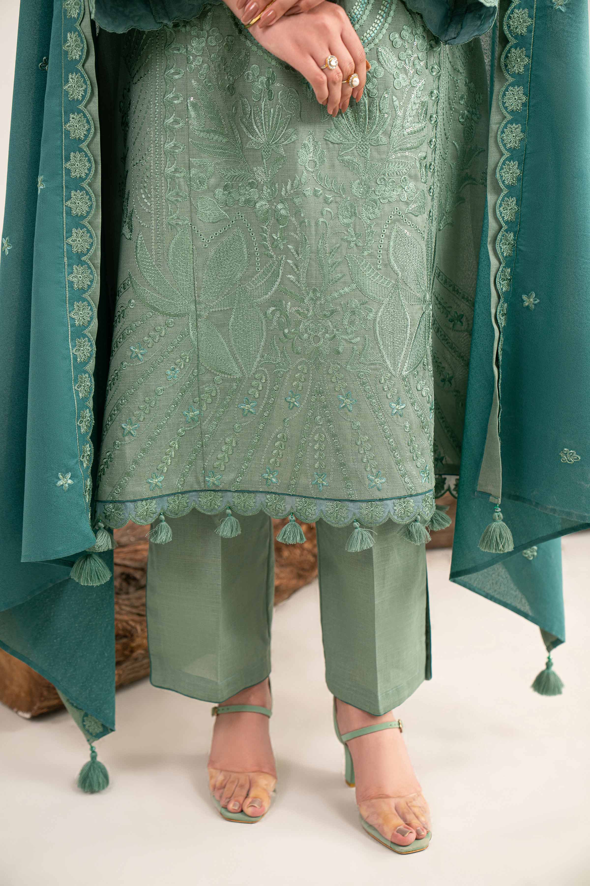 3 Piece - Embroidered Suit - 42503504 for Women - Unstitched Collection | Nishat | Shop Online