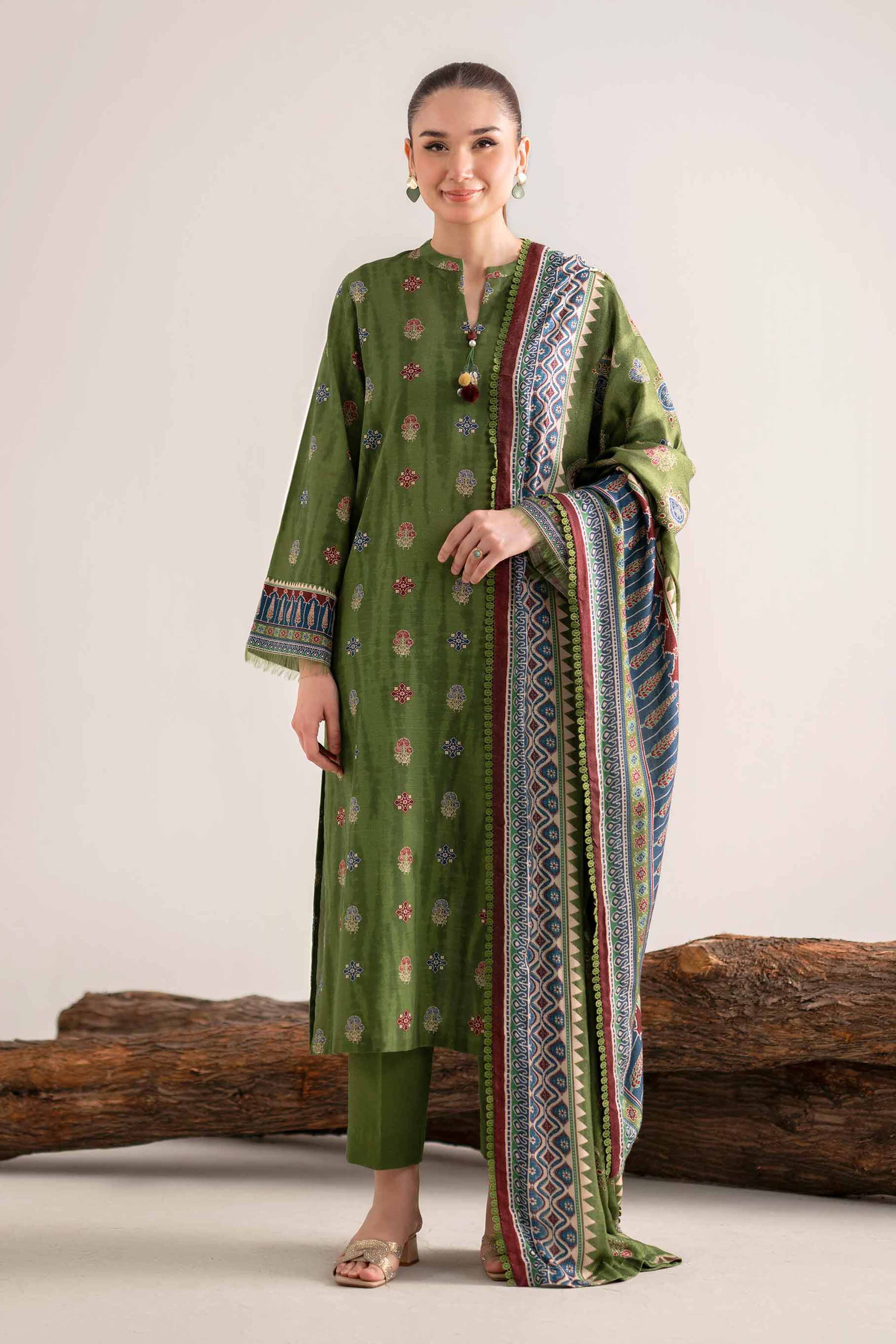3 Piece - Printed Suit - 42503548 for Women - Unstitched Collection | Nishat | Shop Online